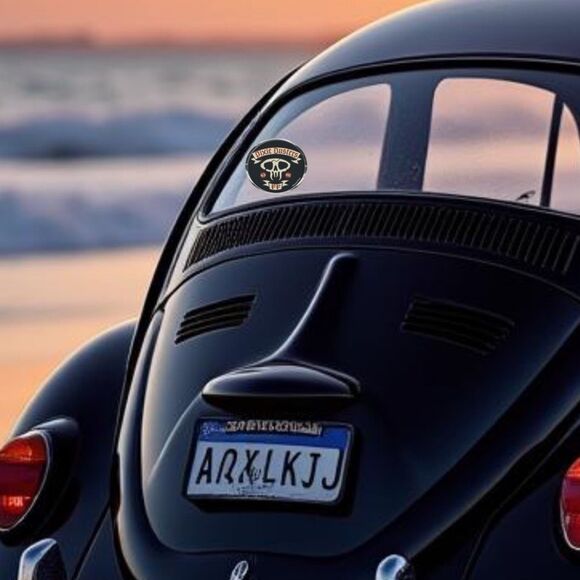 NEW Onward WinCraft Round Chrome Auto Emblem - Picture 3 of 3